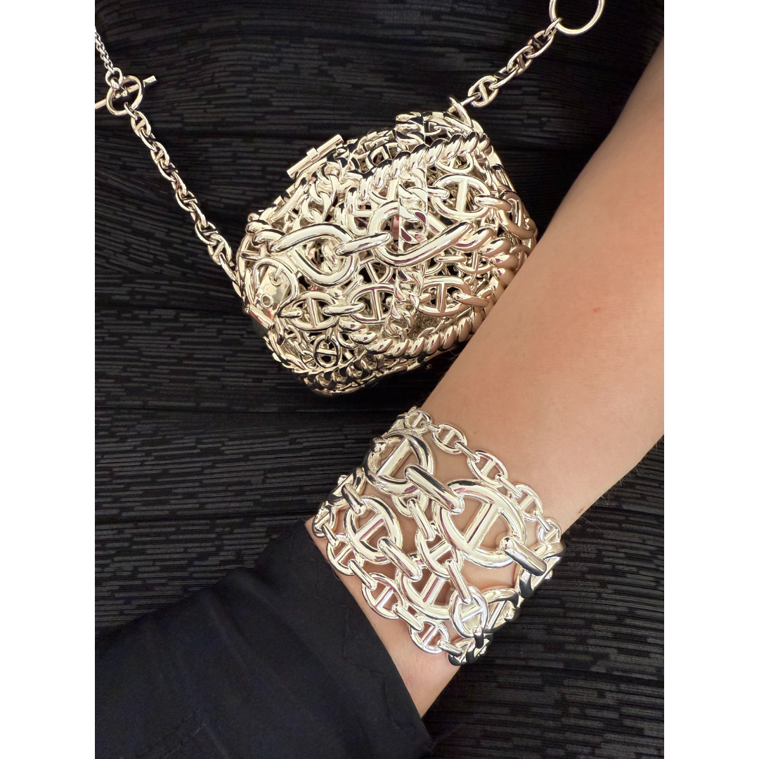 Chaine d’ancre silver bag