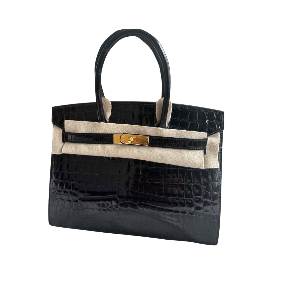 B30 Sellier black ghw lisse alligator