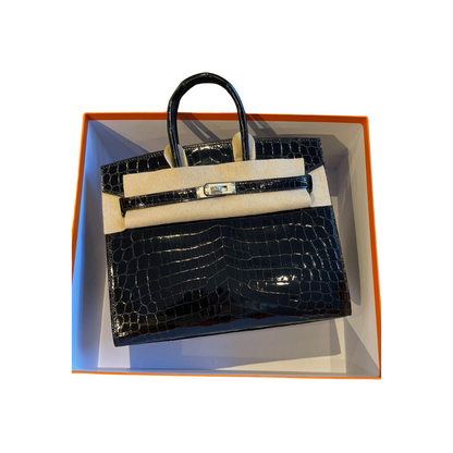 B25 Sellier black phw lisse alligator