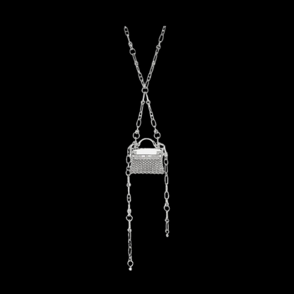 Kelly pendant precieux necklace white gold diamond