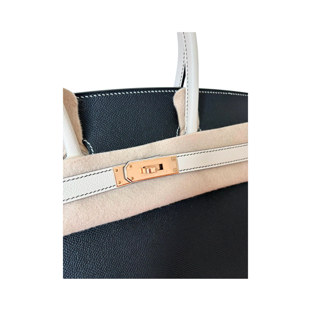 Birkin 35 cm sellier special order epsom black craie