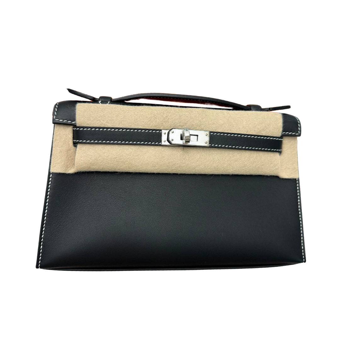Kelly pochette special order black, craie stitching phw swift