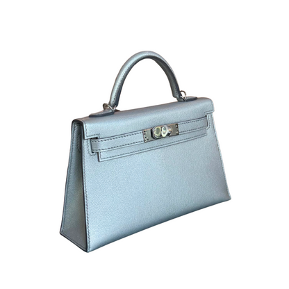 Kelly 20 silver chevre phw