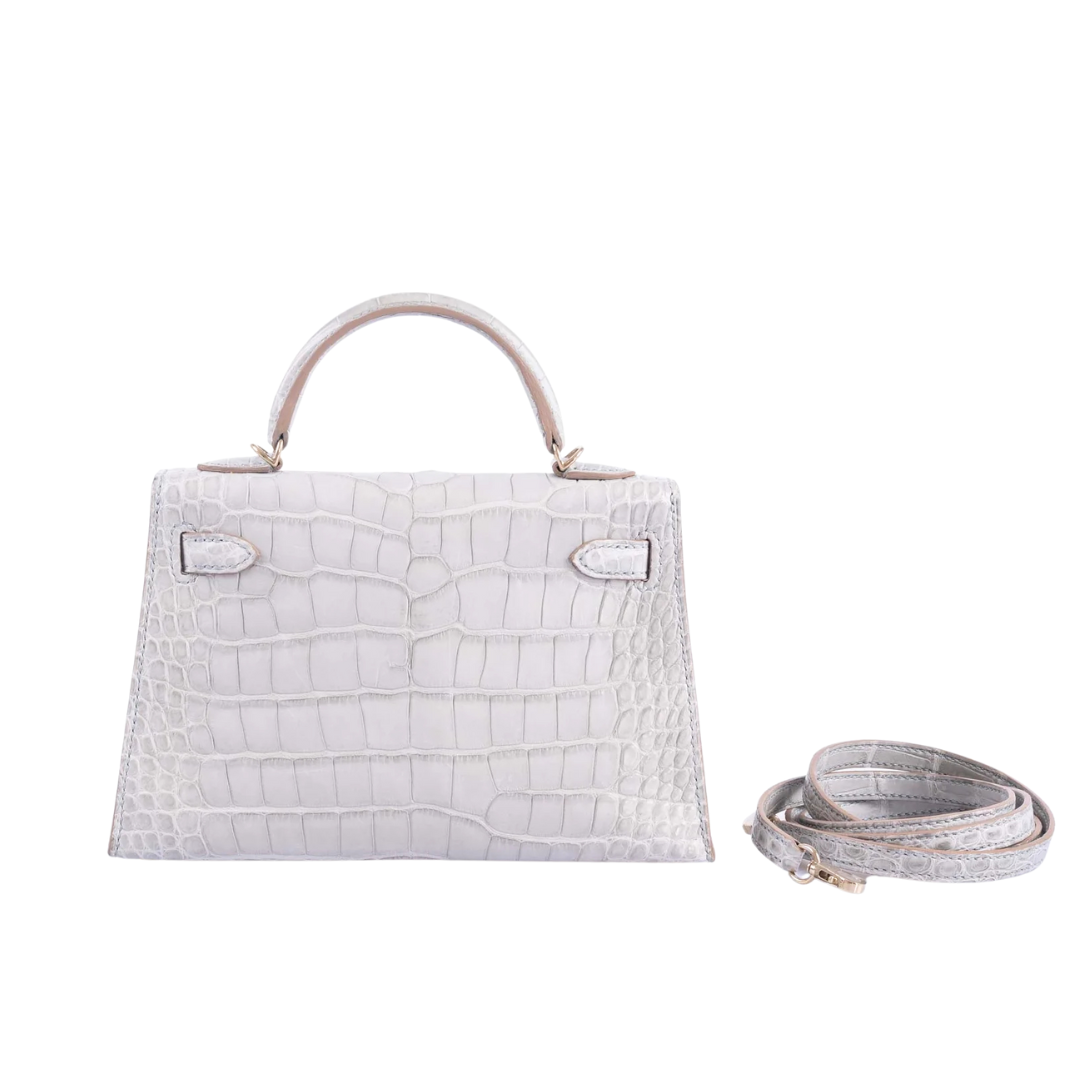Kelly 20 Special order gris perle ghw matte alligator