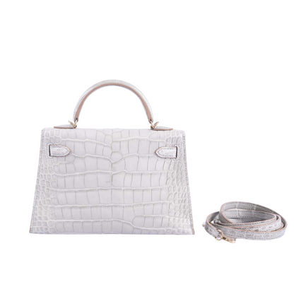 Kelly 20 Special order gris perle ghw matte alligator