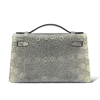 Kelly pochette ombre lizard phw