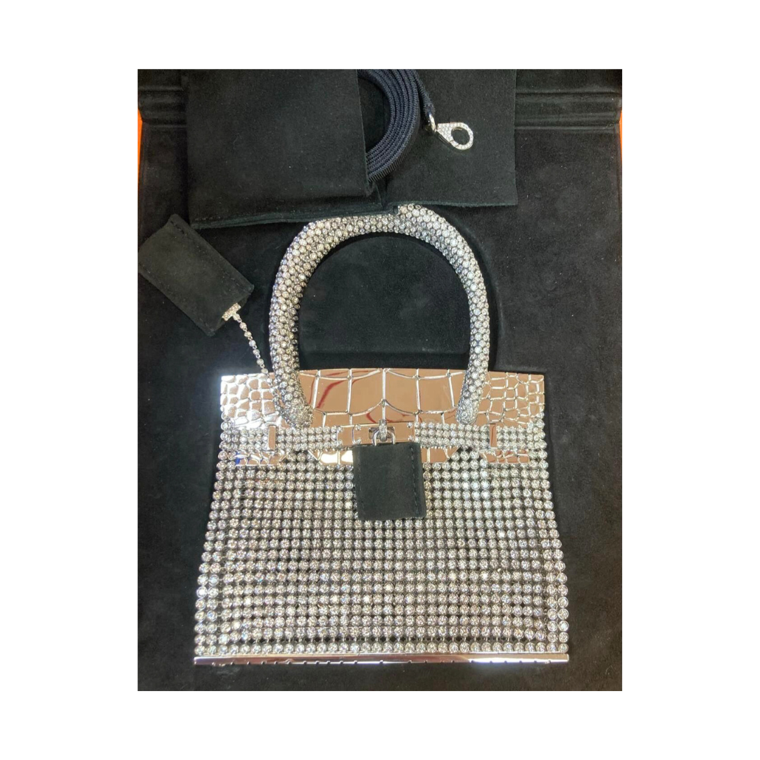 Birkin haute joillerie white gold diamond