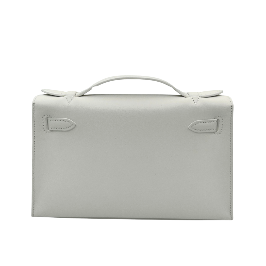 Kelly Pochette blanc ghw swift