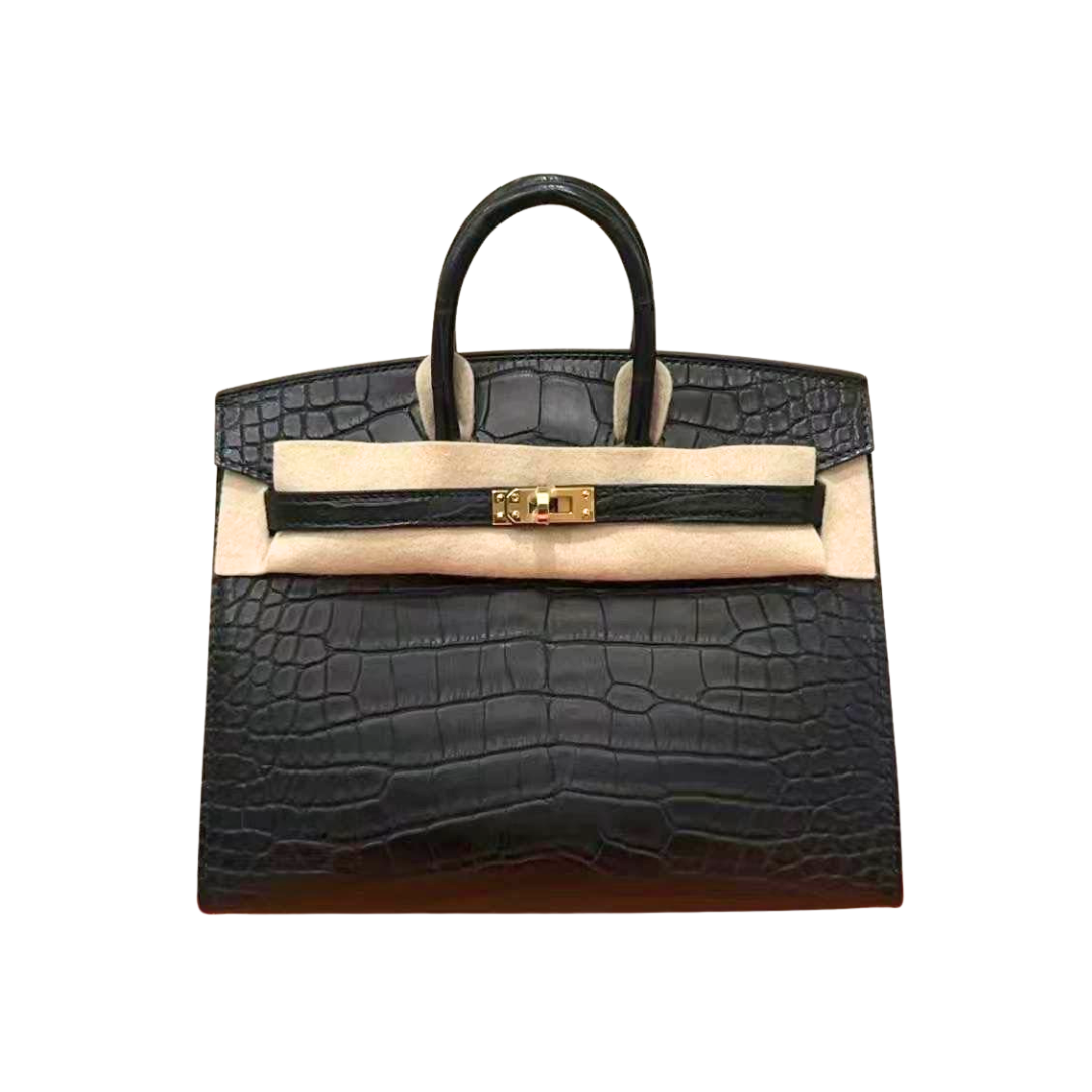 B25 Sellier black matte ghw alligator