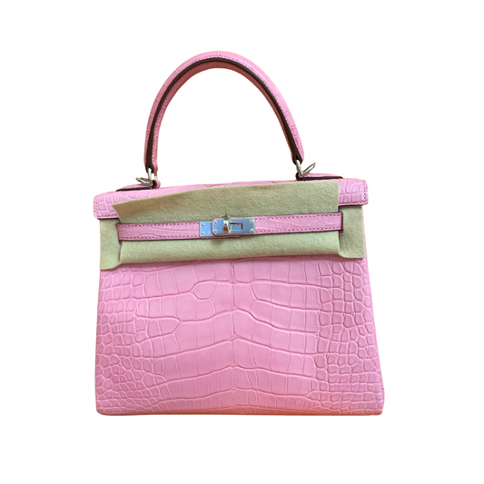 K25 Pink 5P matte alligator phw
