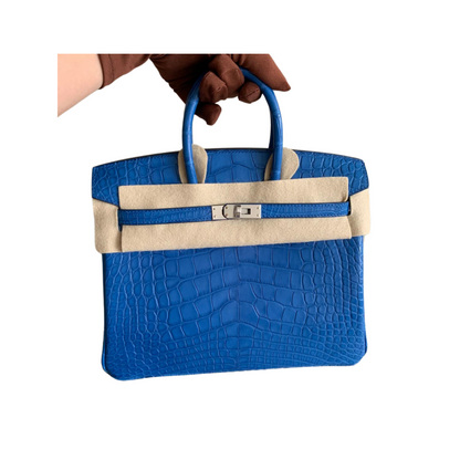 B25 Bleu zellige matte phw matte alligator