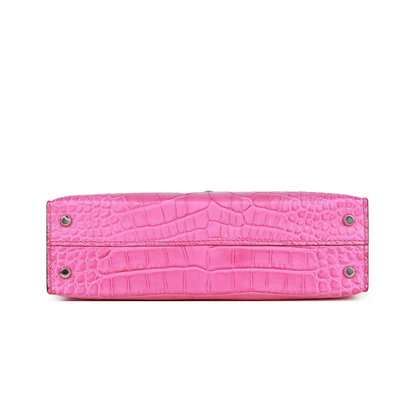 K20 Rose shocking matte alligator phw