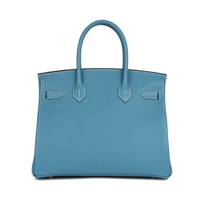 B30 Bleu jeans epsom ghw retourne