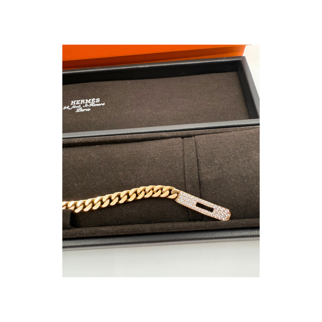 Kelly Gourmette rose gold