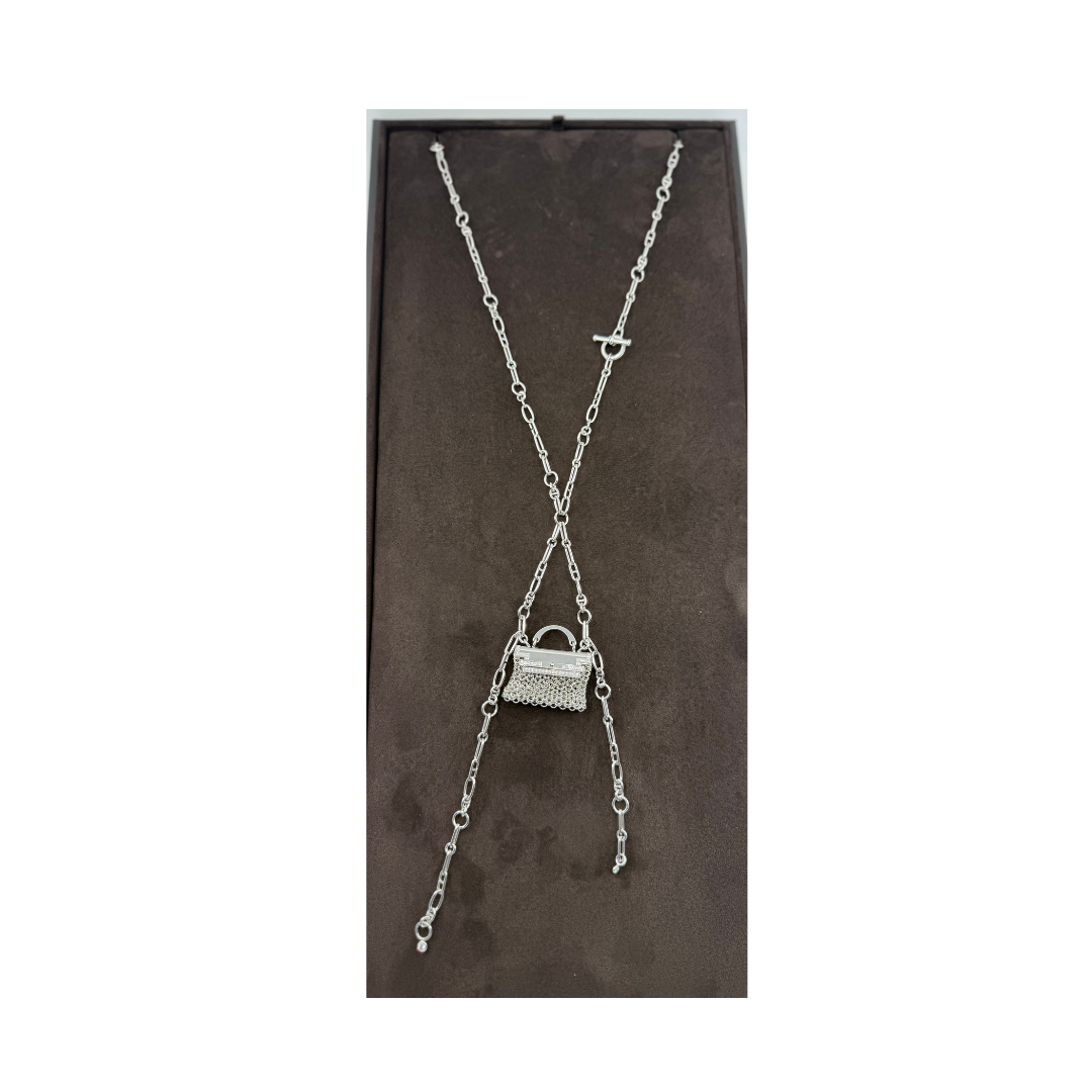 Kelly pendant precieux necklace white gold diamond