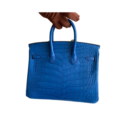 B25 Bleu zellige matte phw matte alligator