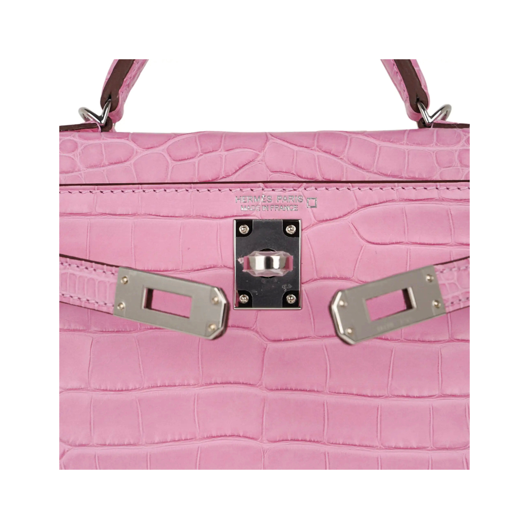 K20 Pink 5p matte alligator
