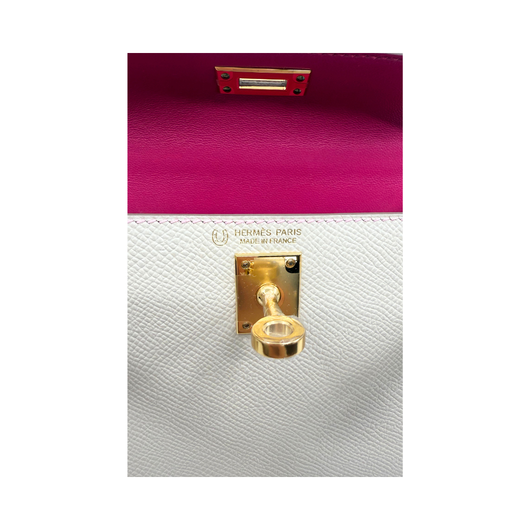 K20 Craie epsom ghw special order sakura stitching rose extrem verso