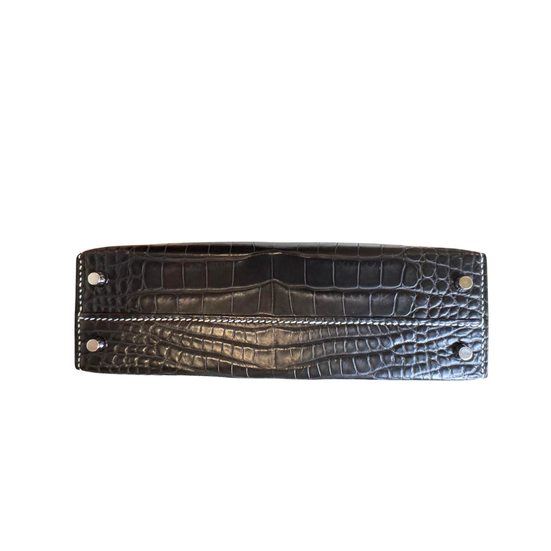 K20 Black matte special order nata stitching verso nata alligator