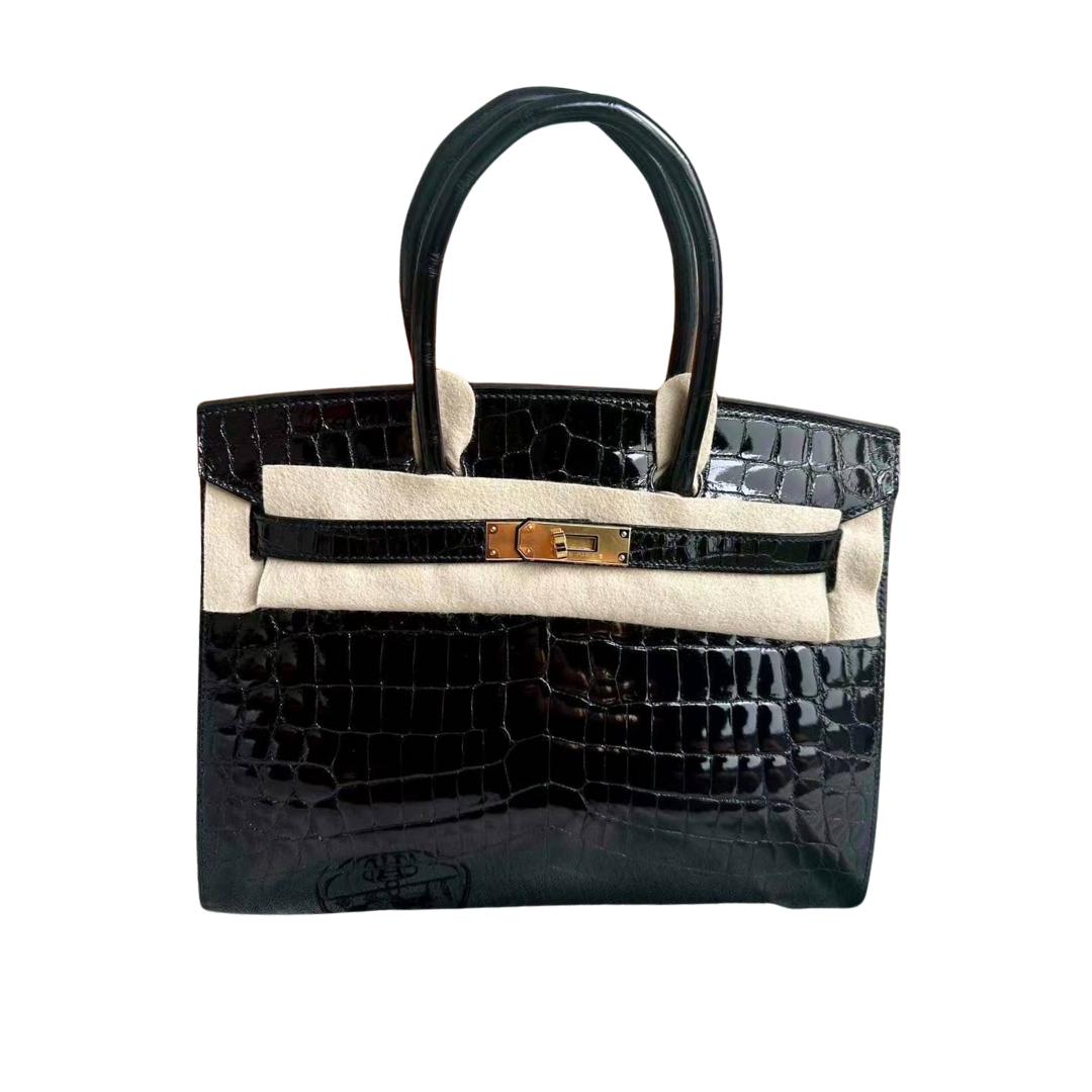 B30 Sellier black ghw lisse alligator