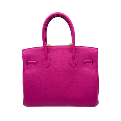 Birkin 30 cm Rose pourpre togo phw