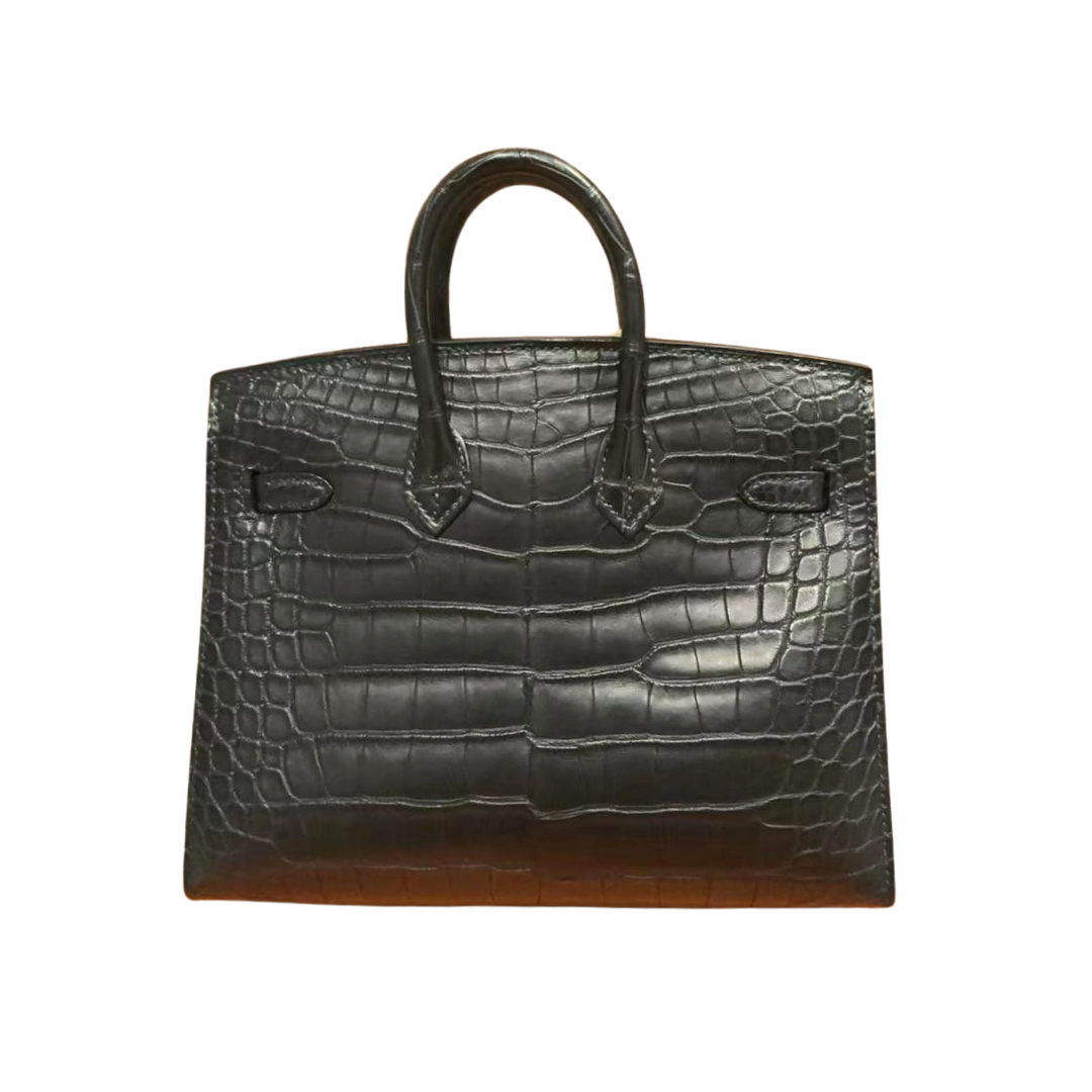 B25 Sellier black matte ghw alligator