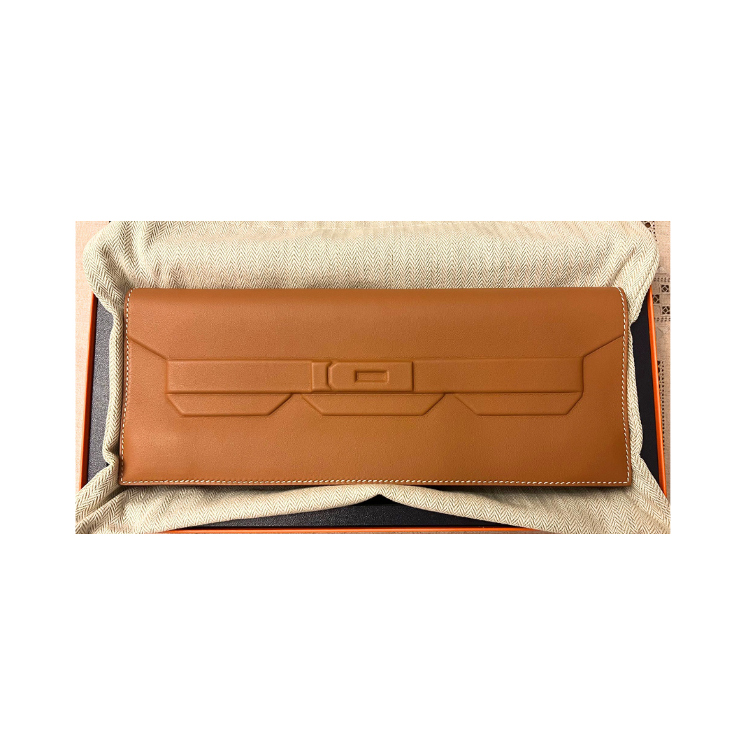 Hermès Shadow Kelly Cut Gold