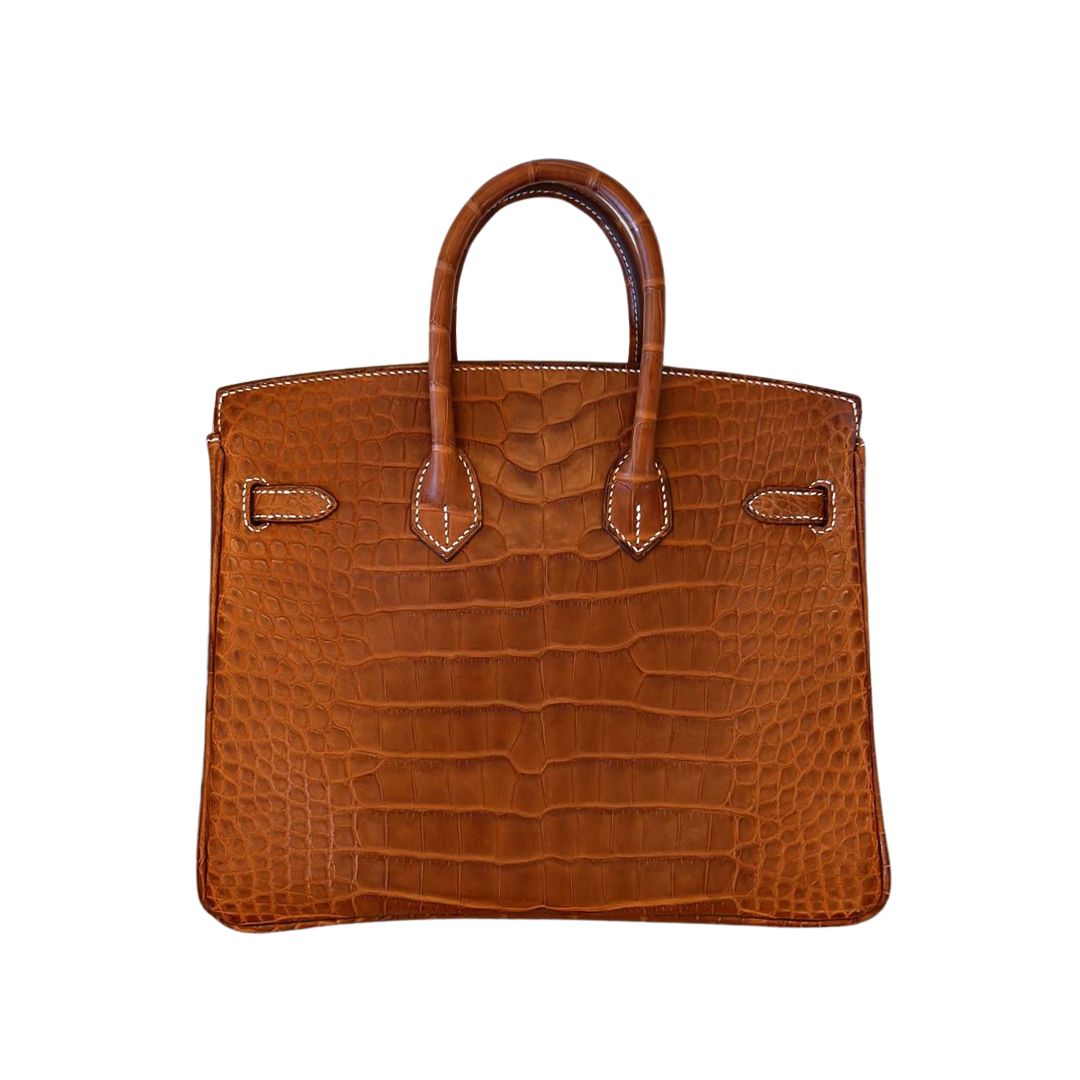 B25 Fauve barenia matte alligator