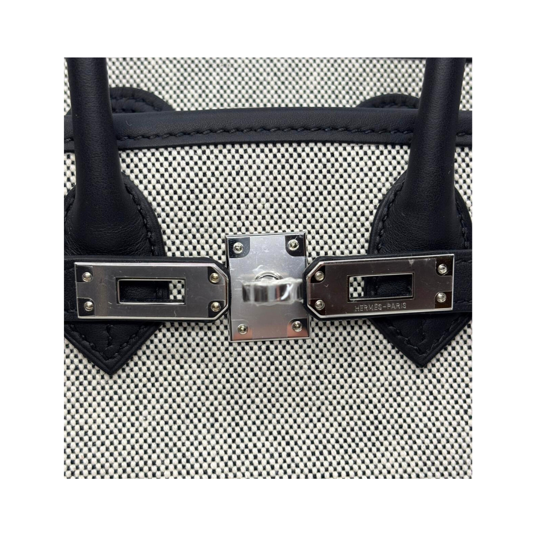 Birkin 25cm cargo black lining toile goeland