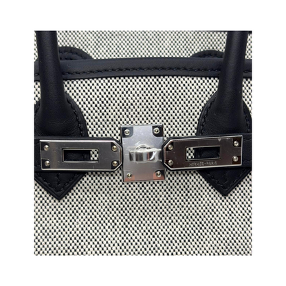 Birkin 25cm cargo black lining toile goeland