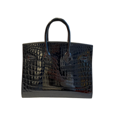 B25 Sellier black phw lisse alligator