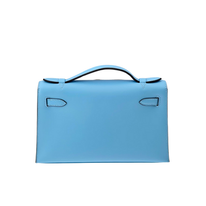 Kelly pochette bleu celeste swift phw