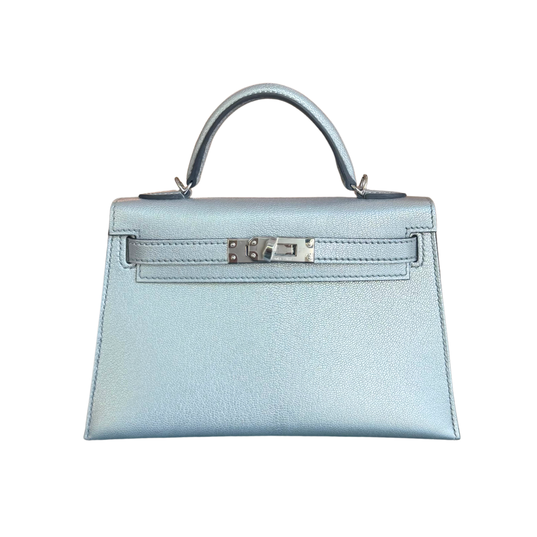 Kelly 20 silver chevre phw
