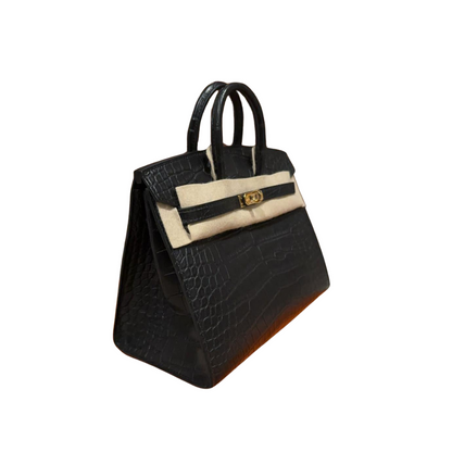 B25 Sellier black matte ghw alligator