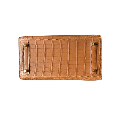 B20 Gold matte ghw alligator