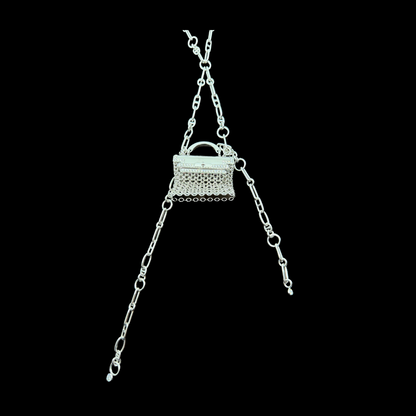 Kelly pendant precieux necklace white gold diamond