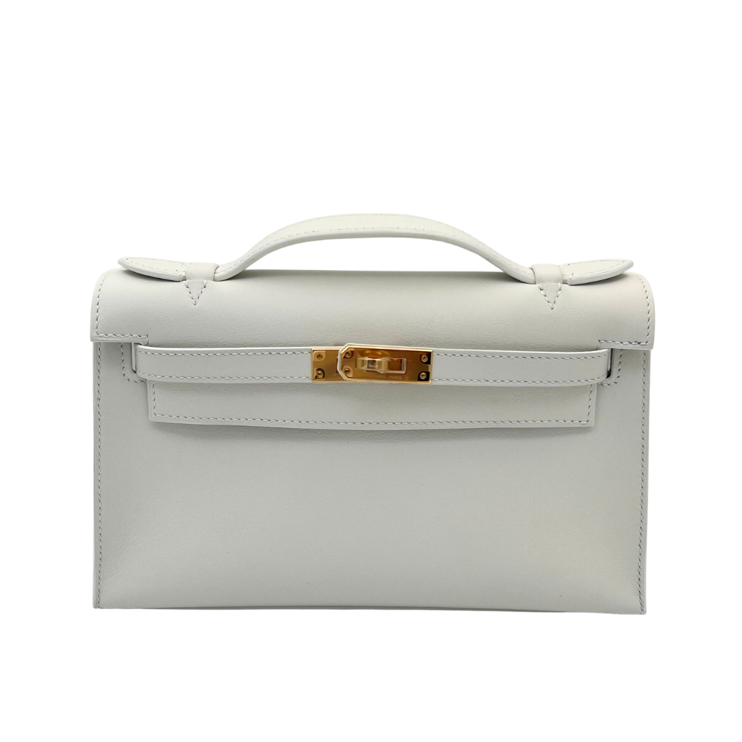 Kelly Pochette blanc ghw swift