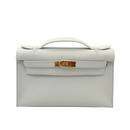 Kelly Pochette blanc ghw swift