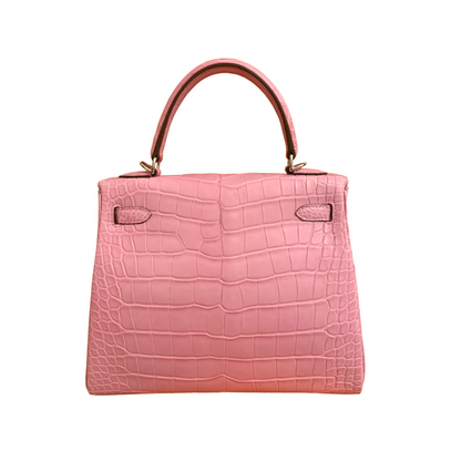 K25 Pink 5P matte alligator phw