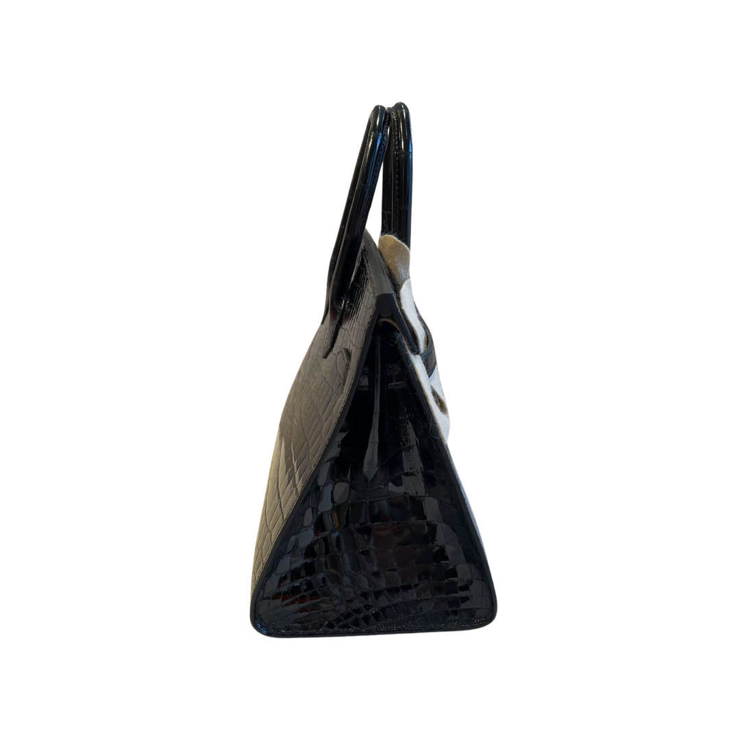 B25 Sellier black phw lisse alligator