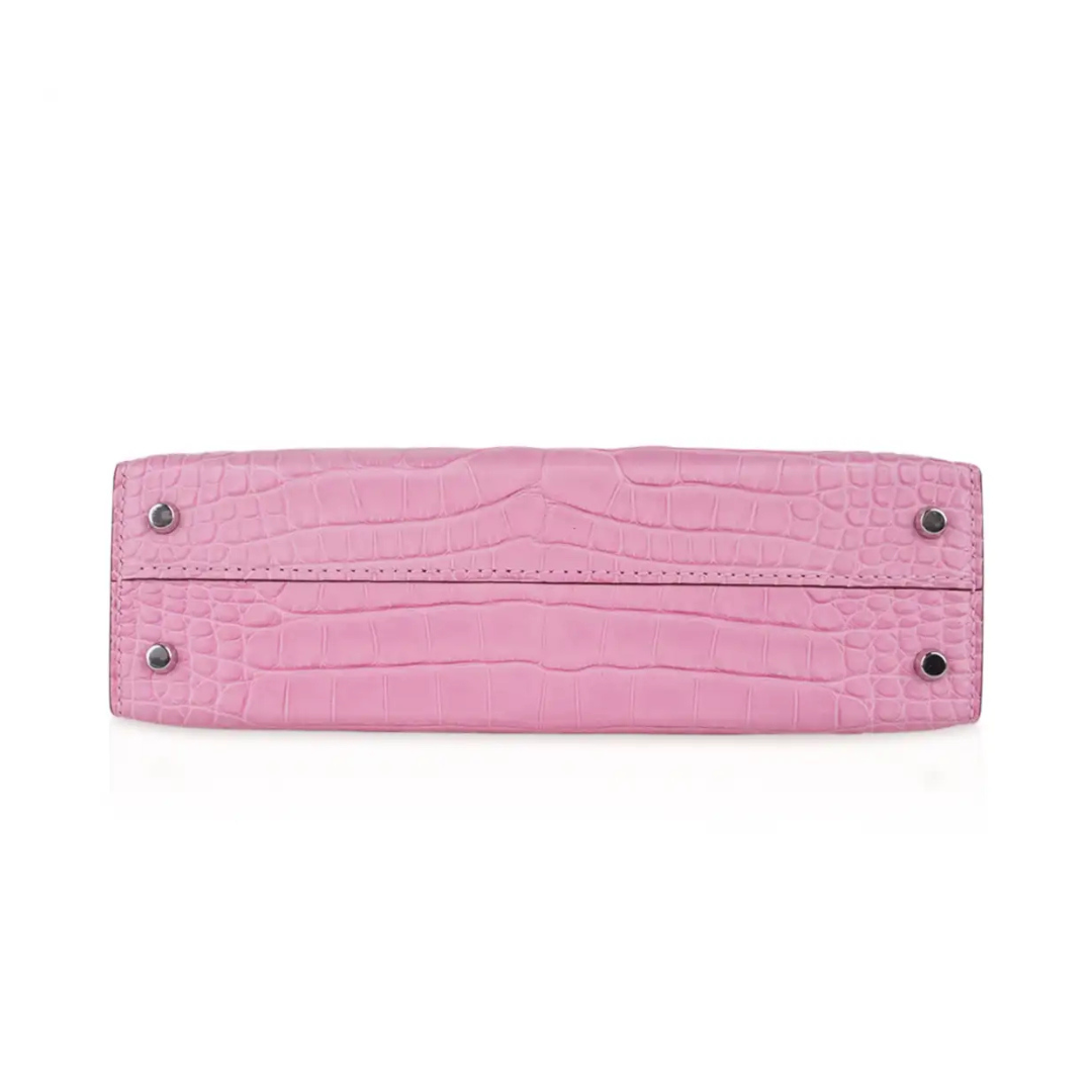 K20 Pink 5p matte alligator