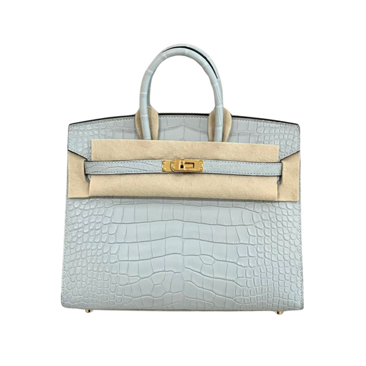 B25 Sellier gris neve ghw matte alligator