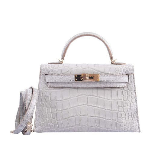 Kelly 20 Special order gris perle ghw matte alligator
