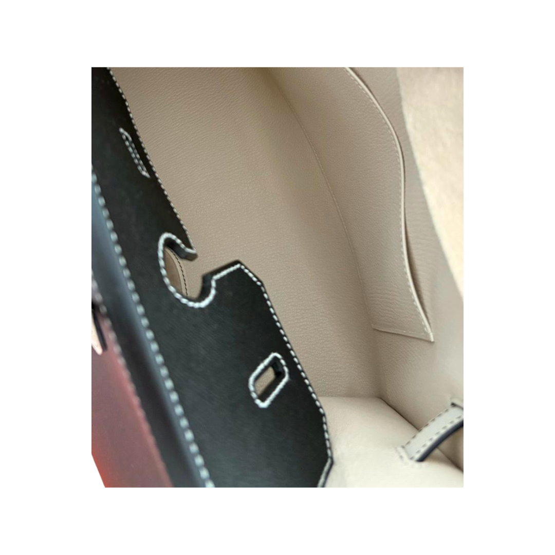 Birkin 35 cm sellier special order epsom black craie