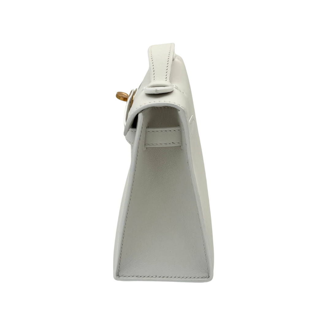 Kelly Pochette blanc ghw swift