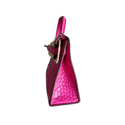K20 Rose shocking matte alligator phw