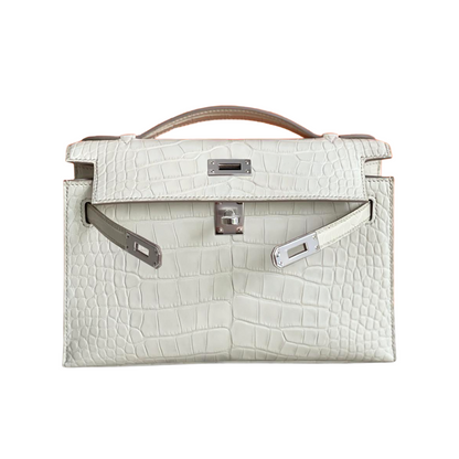 Kelly Pochette beton phw matte alligator