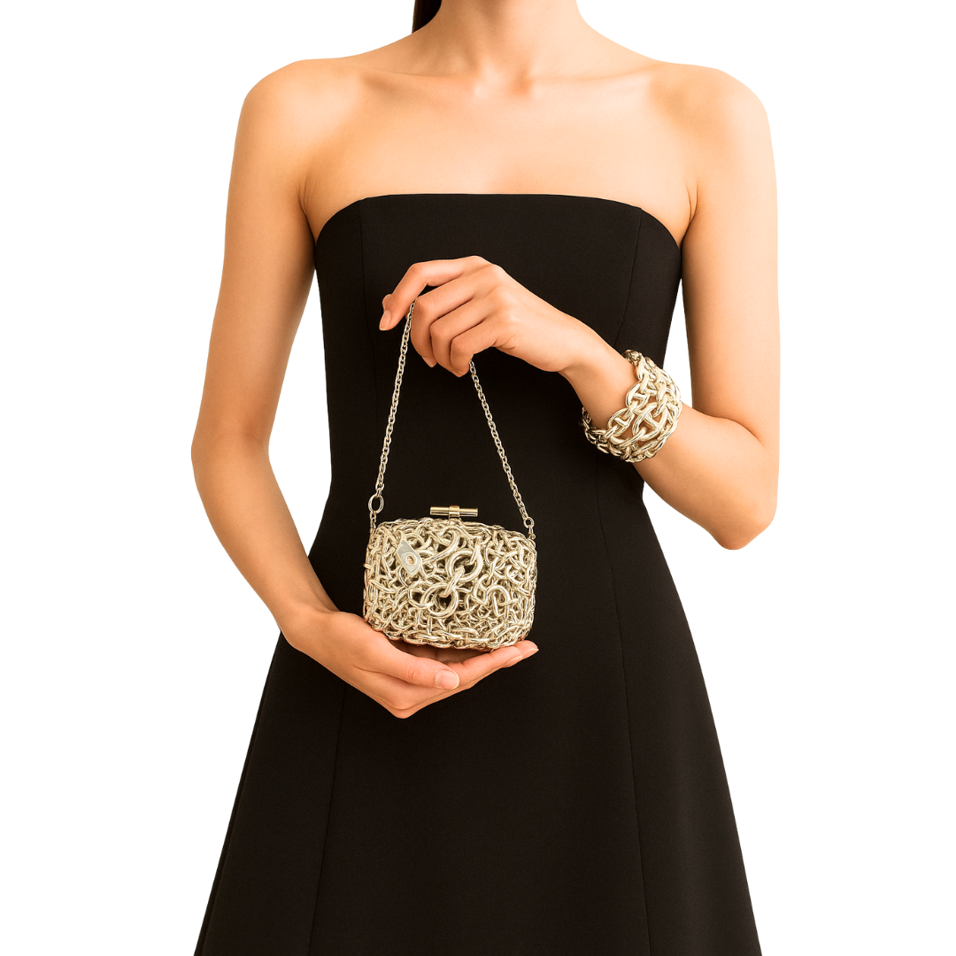 Chaine d’ancre silver bag