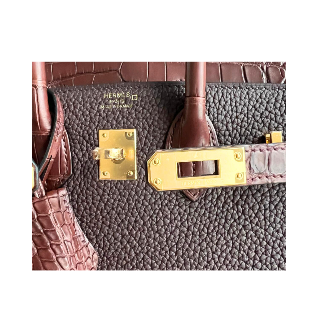 B25 Touch rouge sellier alligator togo ghw