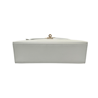 Kelly pochette blanc ghw swift